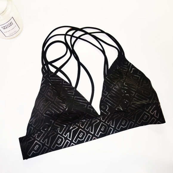 🤍New VS PINK Black Sports Bra - Picture 7 of 7